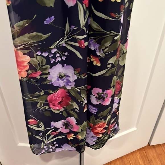 NWT Jessica Howard Floral Sleeveless Maxi Dress size 14 - Picture 9 of 12